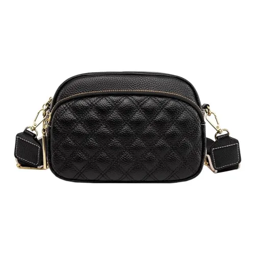 VANDEE Сумка через плечо из коровьей кожи Маленькая Женская Черная Белая