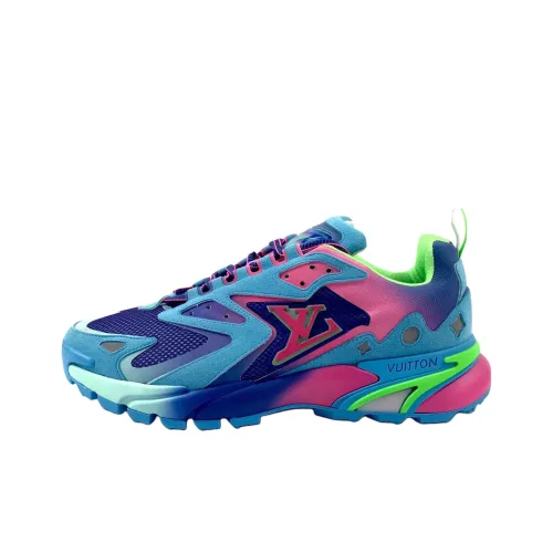 LOUIS VUITTON Runner Tatic Low Топ Повседневная обувь Мужская Синий Красный Зеленый