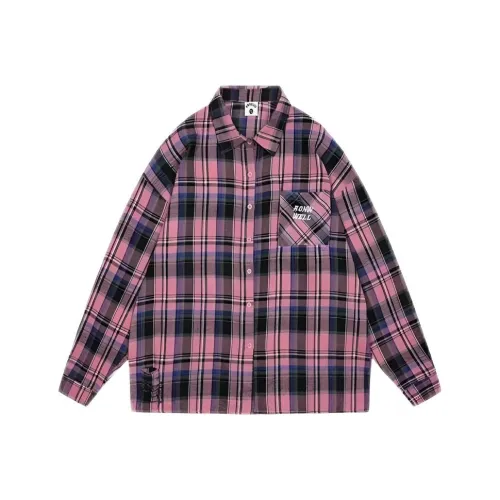 YUNPO Розовые Женские Рубашки