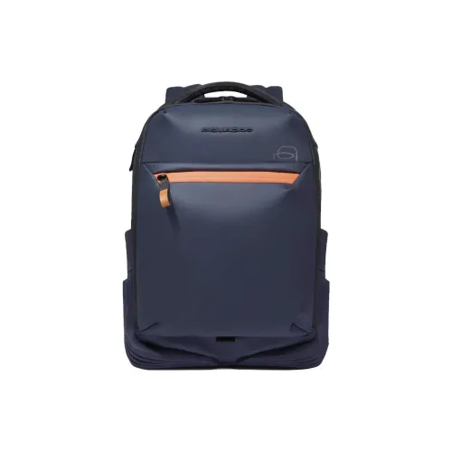 PIQUADRO Резина Ткань Рюкзак Мужской Синий