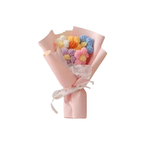 Pampered Journal Искусственный цветочный дизайн трикотажная ткань пряжа маленький букет искусственный букет Puff DIY игрушки