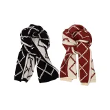 Красный бежевый + Черный рис