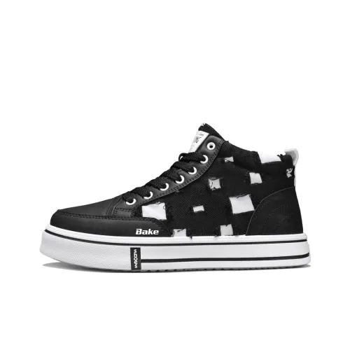 Bake Устойчивая к истиранию противоскользящая высокая повседневная обувь для скейтбординга Мужская