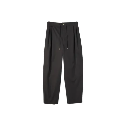 CULLNI FW25 Эластичный Двойной Ткань 2Tuck Шнур Полуширокие Брюки Повседневные Брюки Унисекс