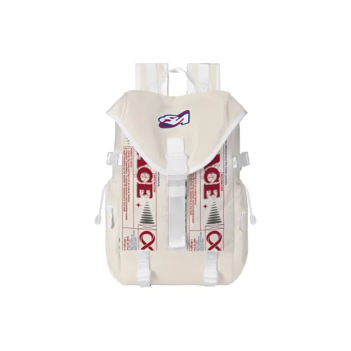 8atheist Полиэстер Рюкзак Унисекс Экрю Цветовой блок