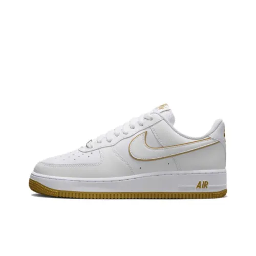 Nike Air Force 1 Low Топ Скейтборд Кроссовки Мужские Белый Коричневый