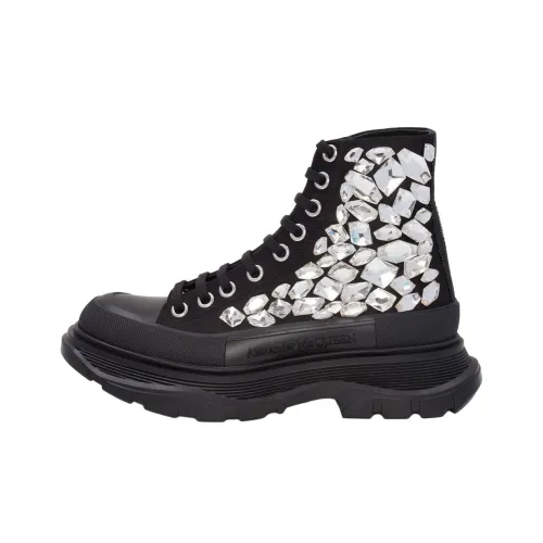 Alexander McQueen Tread Slick Ботильоны Женские Черный