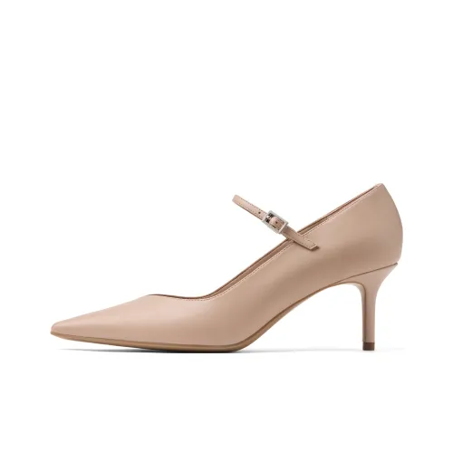 CHARLES KEITH Маленький CK Узкий каблук Туфли Мэри Джейн 6,5 см Женские