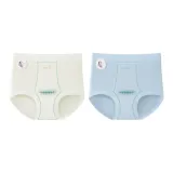 Белый + Пыльно-голубой