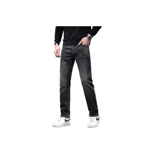 ZENGZHI Джинсы Облегающий крой Прямой крой Унисекс