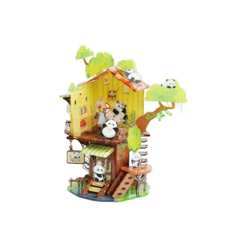 TOI Endless Small Construction Collection Пазлы 84 шт. Домик в дереве 88098