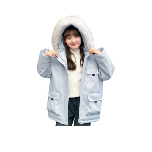 AIXINA Синие Школьные Утеплённые Куртки