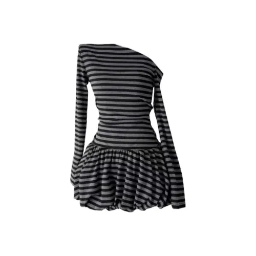 MA JOURNEE Длинное платье с длинными рукавами женское