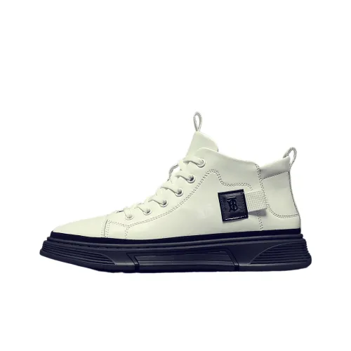 BEN SHERMAN High End Юность Белый Высокий Топ Повседневная Обувь Мужская