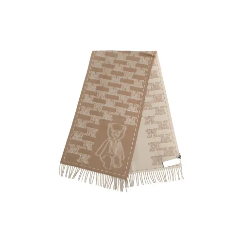 MaxMara Кашемир Вязаные Шарфы Женские CAMEL