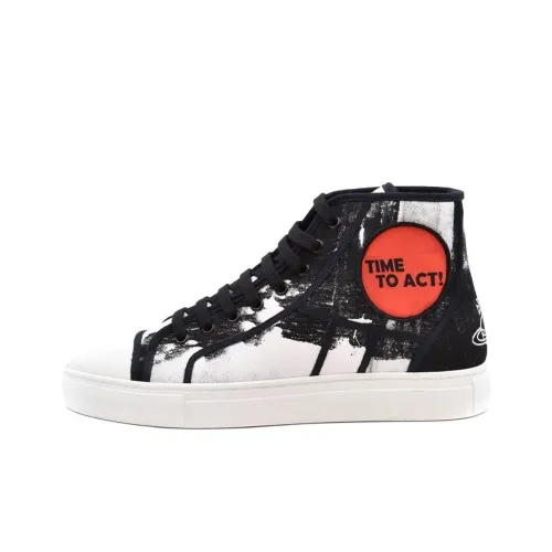 Vivienne Westwood Стильные Скейтбординги Женские Черный Белый