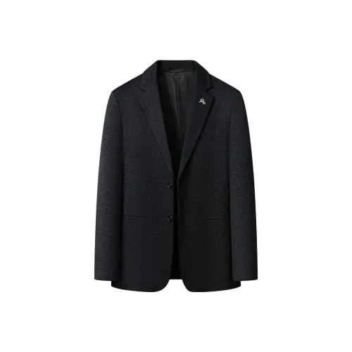 POLOMEISDO Черный Мужской Деловой Костюм