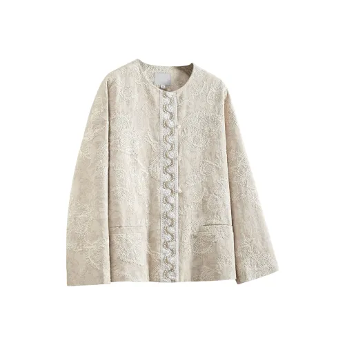 TOUCH Укороченное пальто женское бежевый хаки