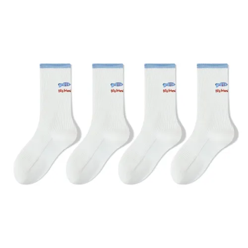 Moremoli Колено Высокие Носки Женские 4 Пачки