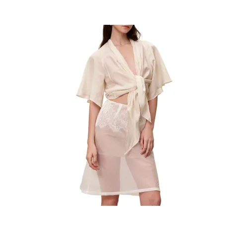 SIJIASUDIO Прозрачный Прозрачная пряжа Кружево Сетка Юбка Повседневные короткие юбки Женские