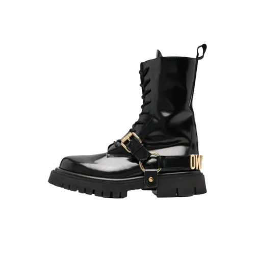 MOSCHINO Ботильоны Средний каблук Мужской Черный