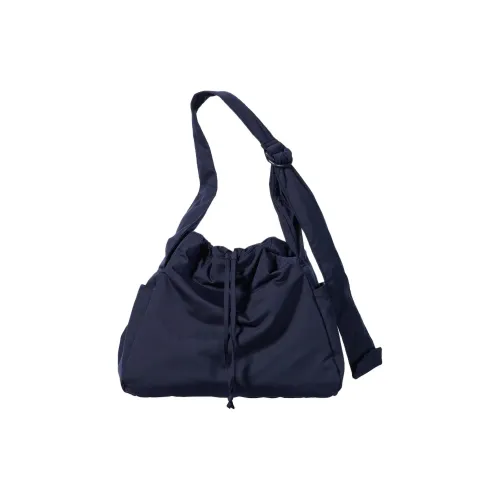 UNIQLO Полиэстер Плечо Сумка Унисекс Темно-синий