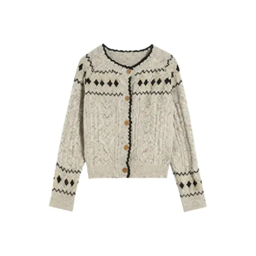 BVODE Серый Абрикос Женский Трикотаж