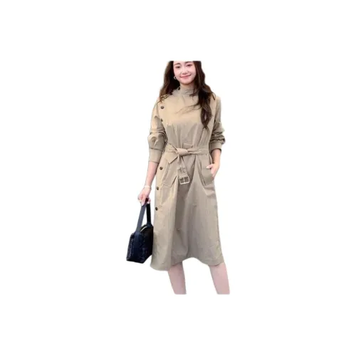 BONAS Длинное платье с длинными рукавами женское