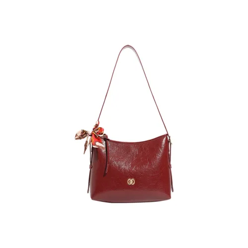 SMILE FOCUS ПУ (полиуретан) Сумка через плечо Женская Красная