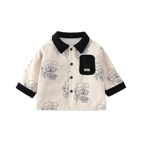 XiaoJinBu Бежевый Baby Утеплённые куртки