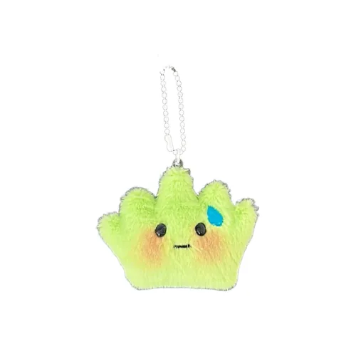 MENGXIAOZAI Speechless Трава Ins Сладкий стиль Плюшевый Брелок 6,5 см Высота