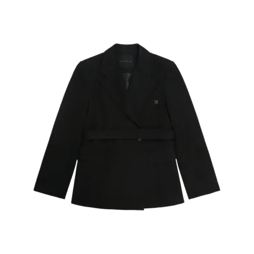 TREEMINGBIRD Belted Tailored Комплект Вверх Куртка Куртки Пальто Женские