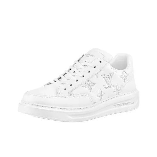LOUIS VUITTON Beverly Hills Низкий Топ Стильный Скейтбординг Мужской Белый