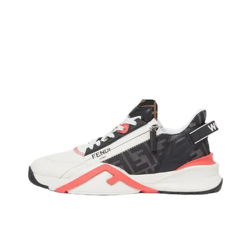 FENDI Flow 2023 Spring Festival Limited Edition Collection Низкий топ Спортивная повседневная обувь Мужская Белый Черный
