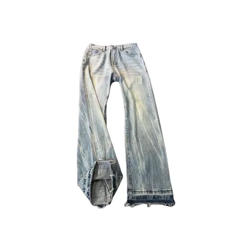 CARE NOTE Синий Унисекс Джинсы