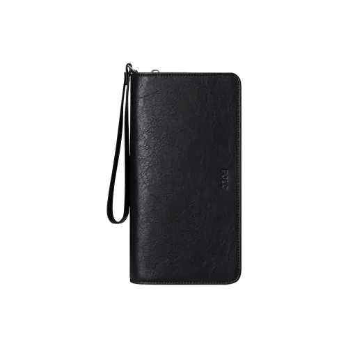 POLO Клатч из коровьей кожи мужской черный