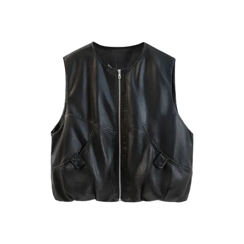 Cypress House Черные Женские Жилеты