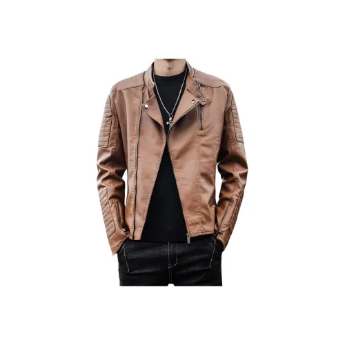 ZUOAN Мужские кожаные куртки