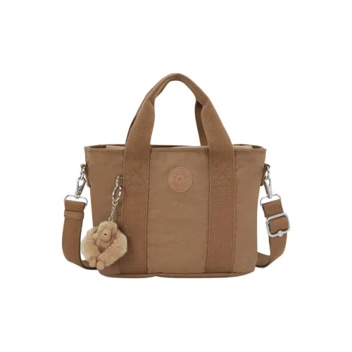 Kipling Переработанный полиамид Одно плечо Сумка Маленькая Женская Коричневая