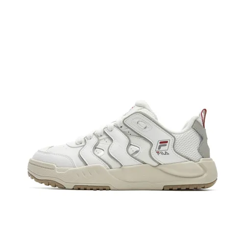 FILA Brace Аbrasion Resistant Lightweight And Breathable Скейтборд Кроссовки Женские Star White