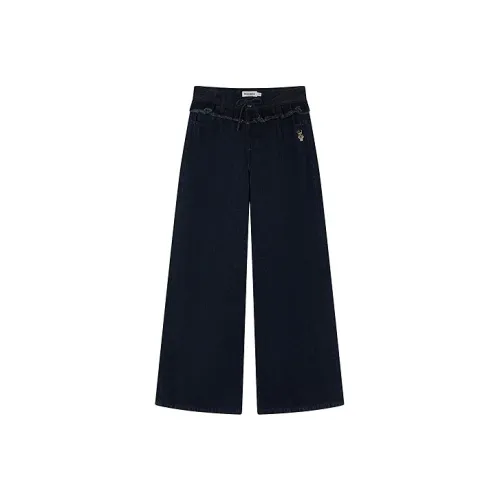 Teenie Weenie Темно-синий Женские Джинсы