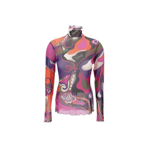 EMILIO PUCCI Многоцветные Женские T-рубашки