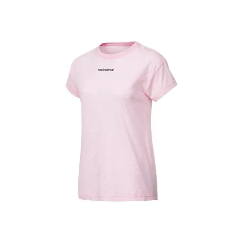New Balance Relentless T Shirt Женская Розовая