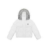 Белый (Серый меховой воротник, улучшенный)