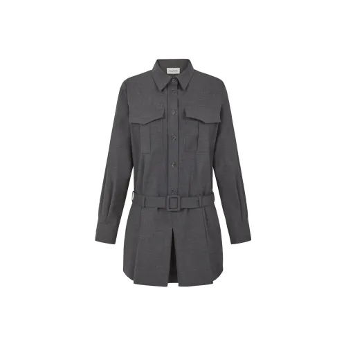 PAROSH Длинное платье с длинными рукавами женское