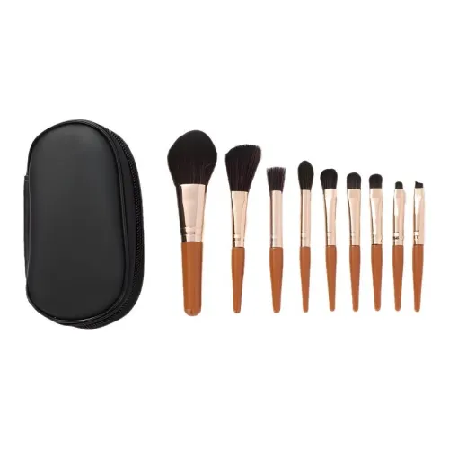 Stubborn Mini 9 Шт Makeup Brush Clothing Sets Для начинающих Портативный Путешественный Набор Контуринг