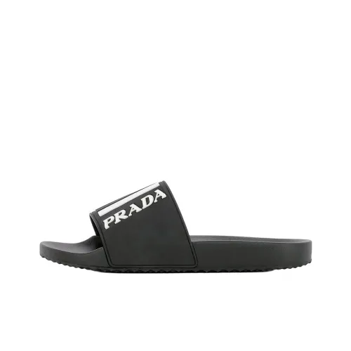 PRADA Тихий Слипоны Мужской Черный