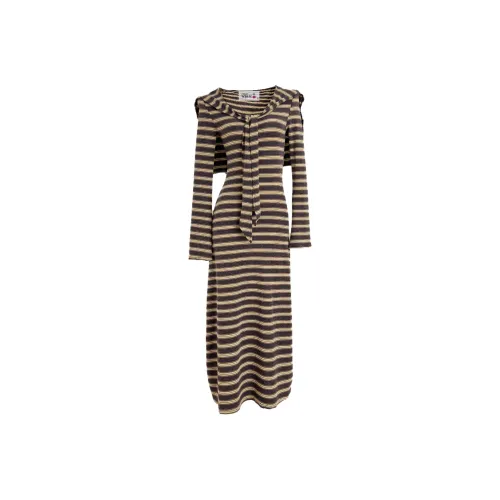 RFKXE Длинное платье с длинными рукавами женское