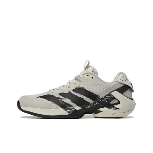 Y 3 Adizero Ubersonic 5 Теннисные кроссовки Унисекс Серый Белый