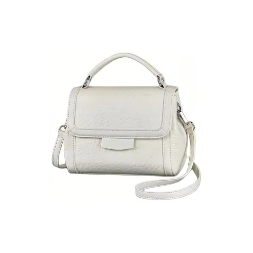 Espin Сумка из коровьей кожи с полиэстером среднего размера женская цвет экрю